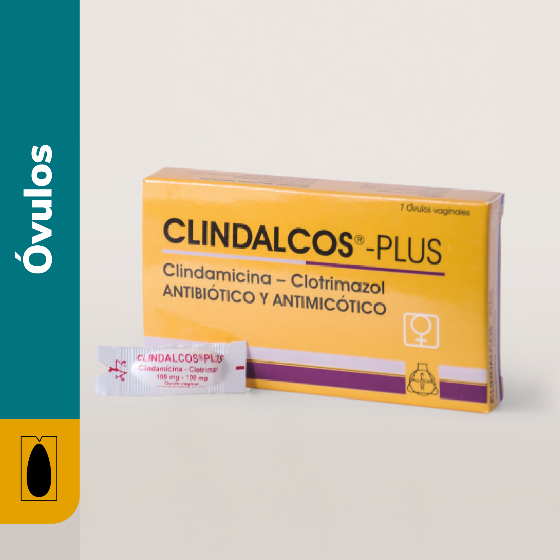 CLINDALCOS PLUS CAJA X 7 OVULOS